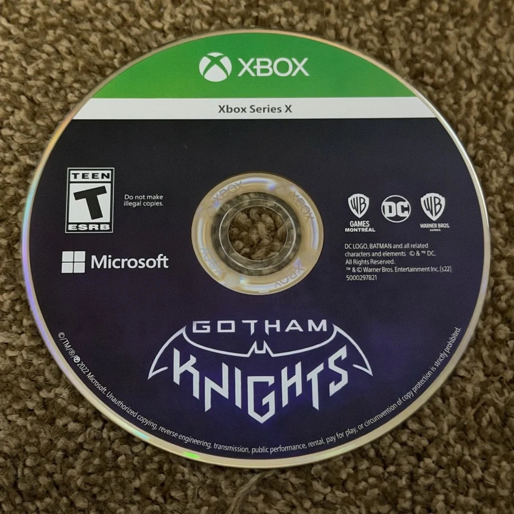 Microsoft Xbox Series X Gotham Knights Video Game Rated T For Teen Used Pre Own.